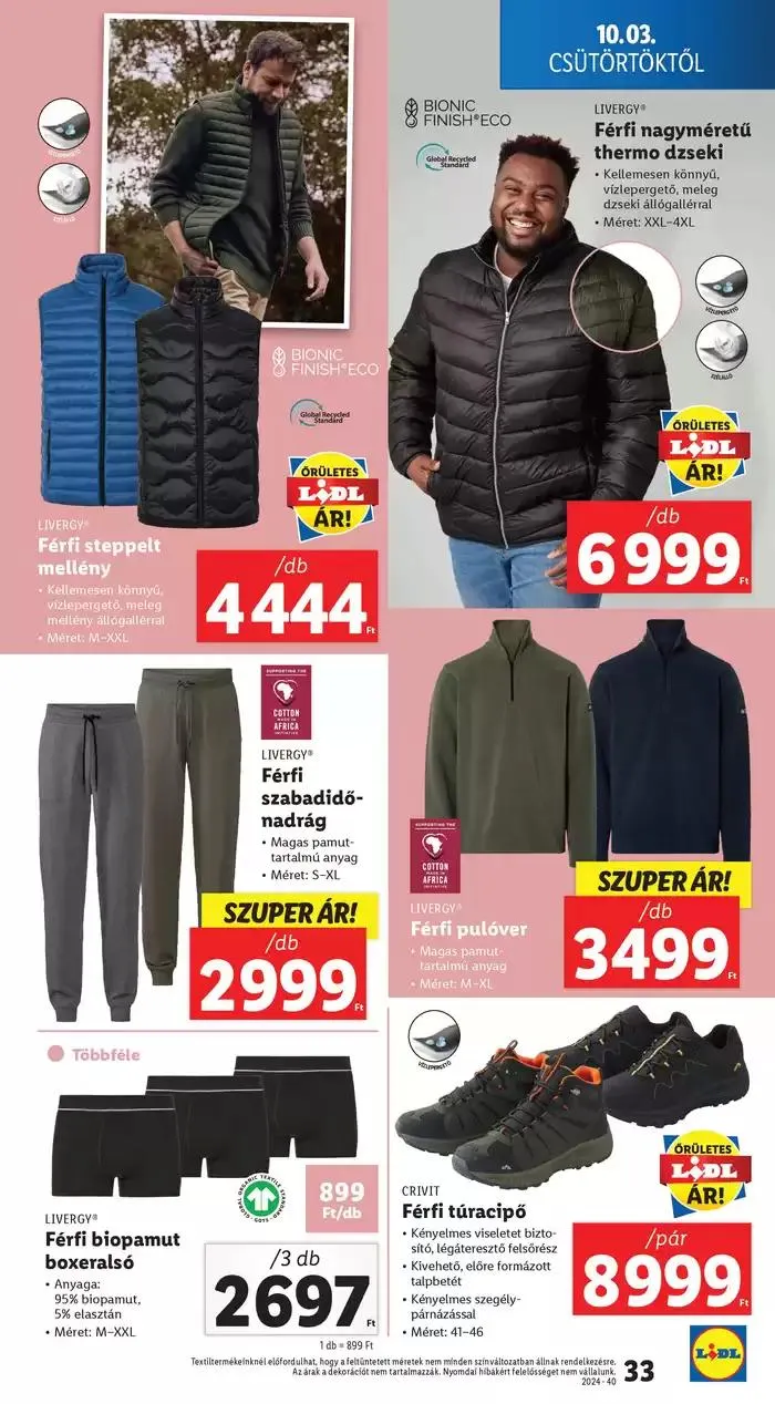 Katalógus Akciós újság – 40. hét október 3.-tól október 9.-ig 2024. - Oldal 33