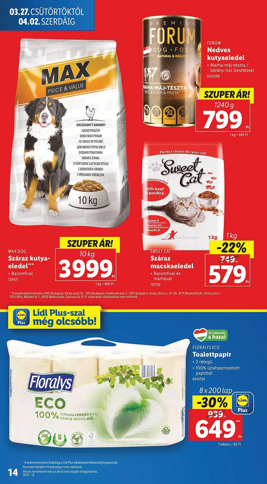Katalógus Lidl akciós újság március 27.-tól április 2.-ig 2025. - Oldal 14