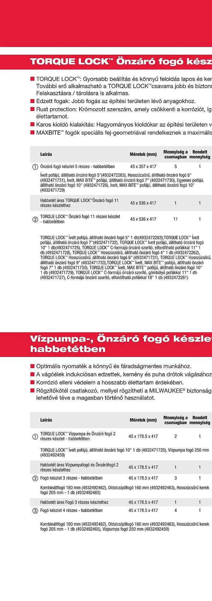 Katalógus Milwaukee akciós újság szeptember 16.-tól december 31.-ig 2025. - Oldal 796