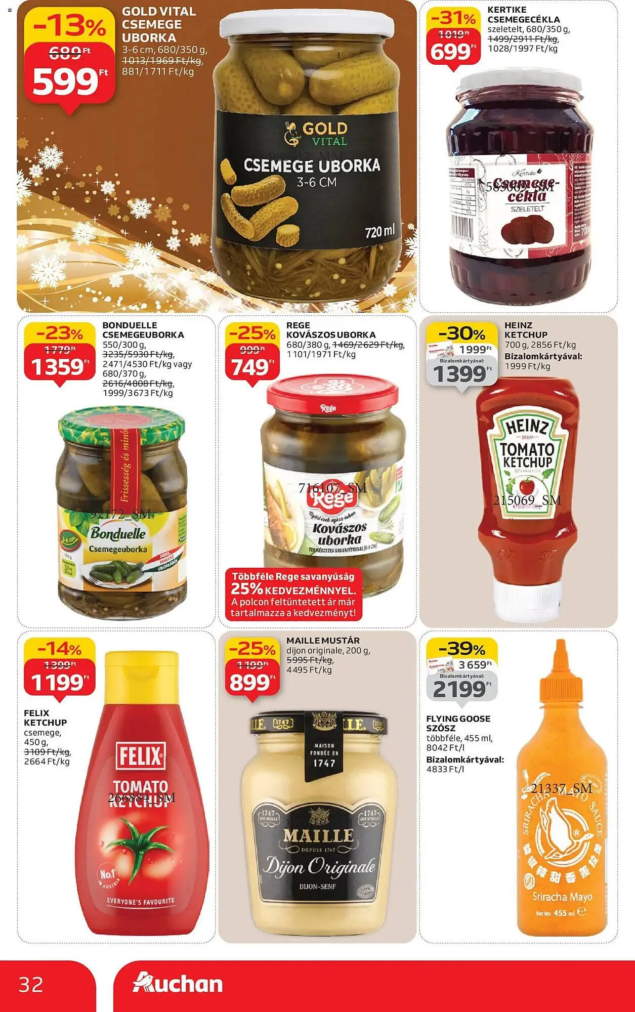 Katalógus Auchan akciós újság december 18.-tól december 24.-ig 2025. - Oldal 32
