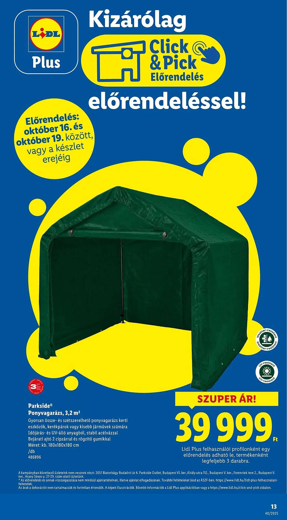 Katalógus Lidl akciós újság október 16.-tól október 21.-ig 2025. - Oldal 13