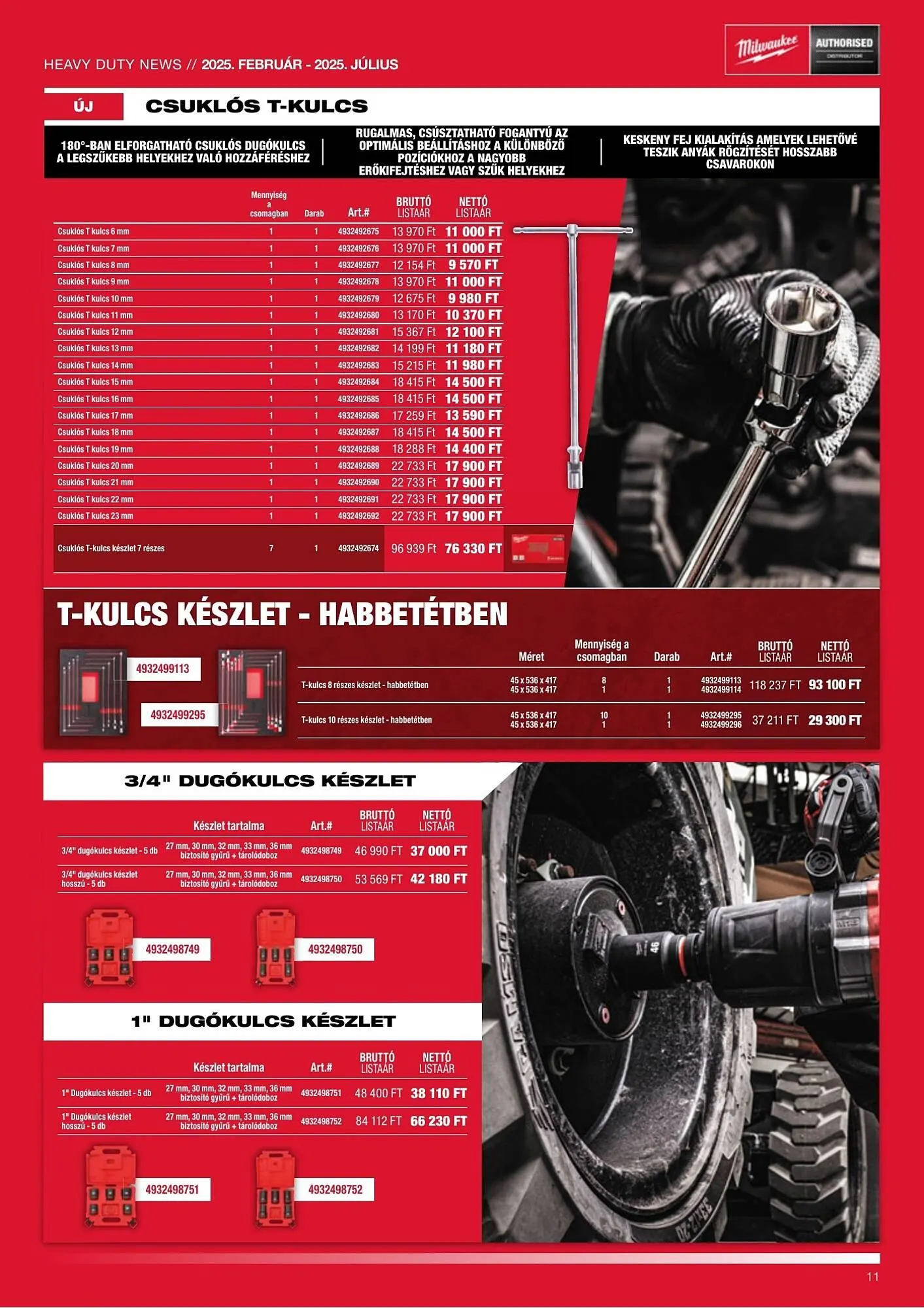 Katalógus Milwaukeetool akciós újság február 13.-tól július 31.-ig 2025. - Oldal 11