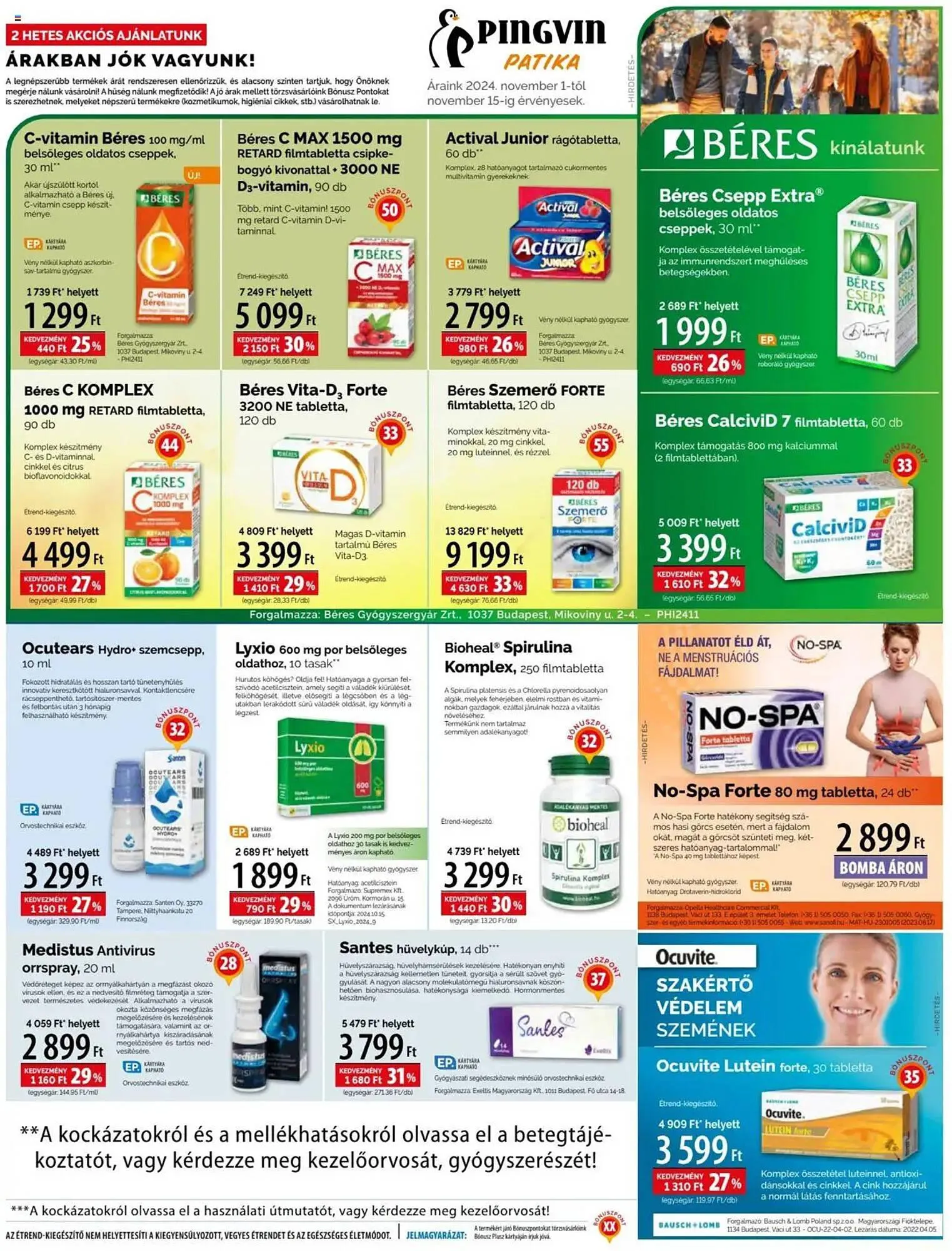 Katalógus Pingvin Patika akciós újság november 1.-tól november 15.-ig 2024. - Oldal 5