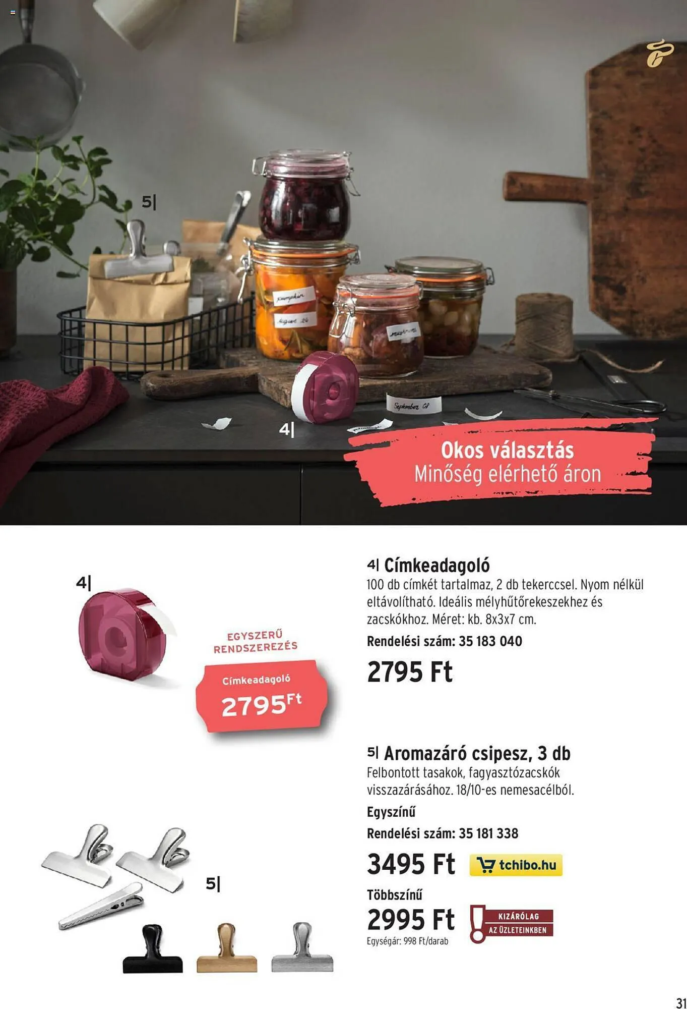 Katalógus Tchibo akciós újság szeptember 11.-tól szeptember 25.-ig 2023. - Oldal 31
