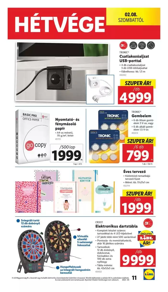 Katalógus Nonfood kínálatunk - 06. hét február 6.-tól február 12.-ig 2025. - Oldal 11