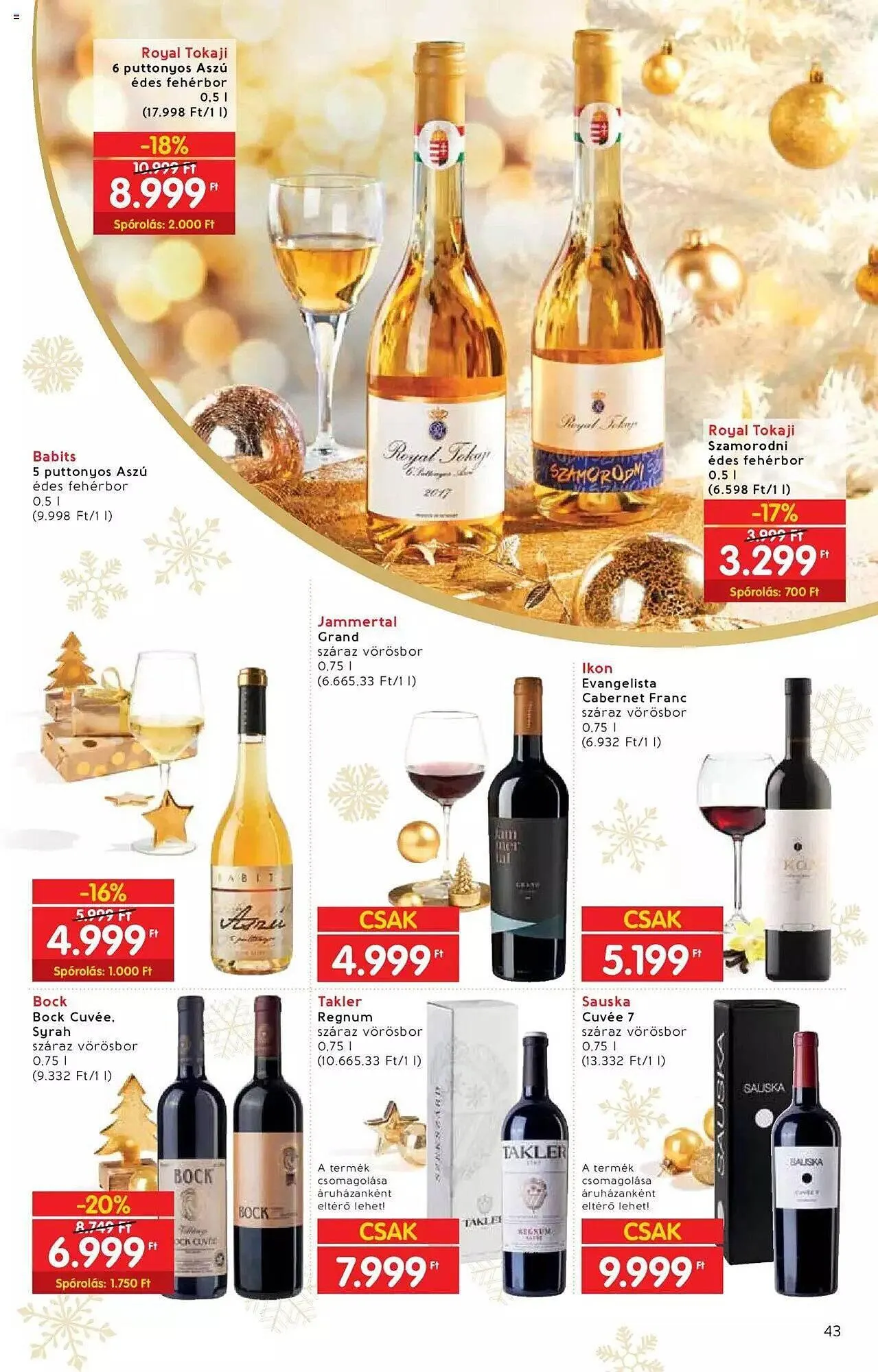 Katalógus Interspar akciós újság november 22.-tól december 24.-ig 2023. - Oldal 43