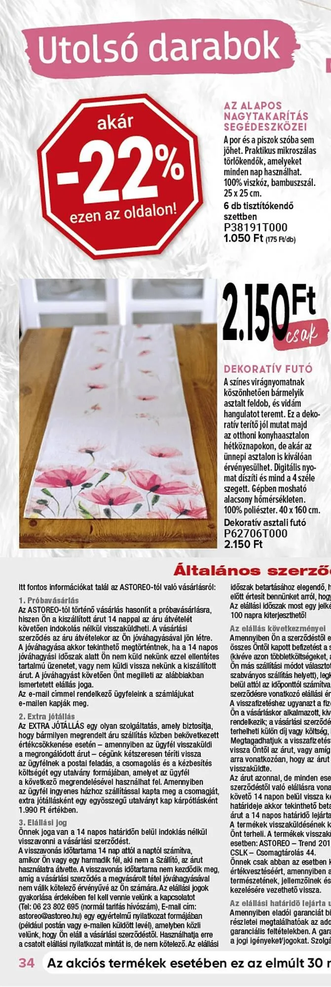 Katalógus Astoreo akciós újság január 10.-tól április 30.-ig 2025. - Oldal 34