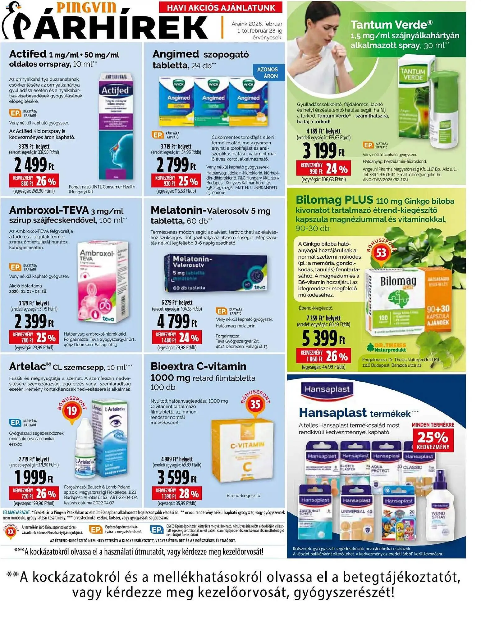 Katalógus Pingvin Patika akciós újság február 1.-tól február 28.-ig 2026. - Oldal 7