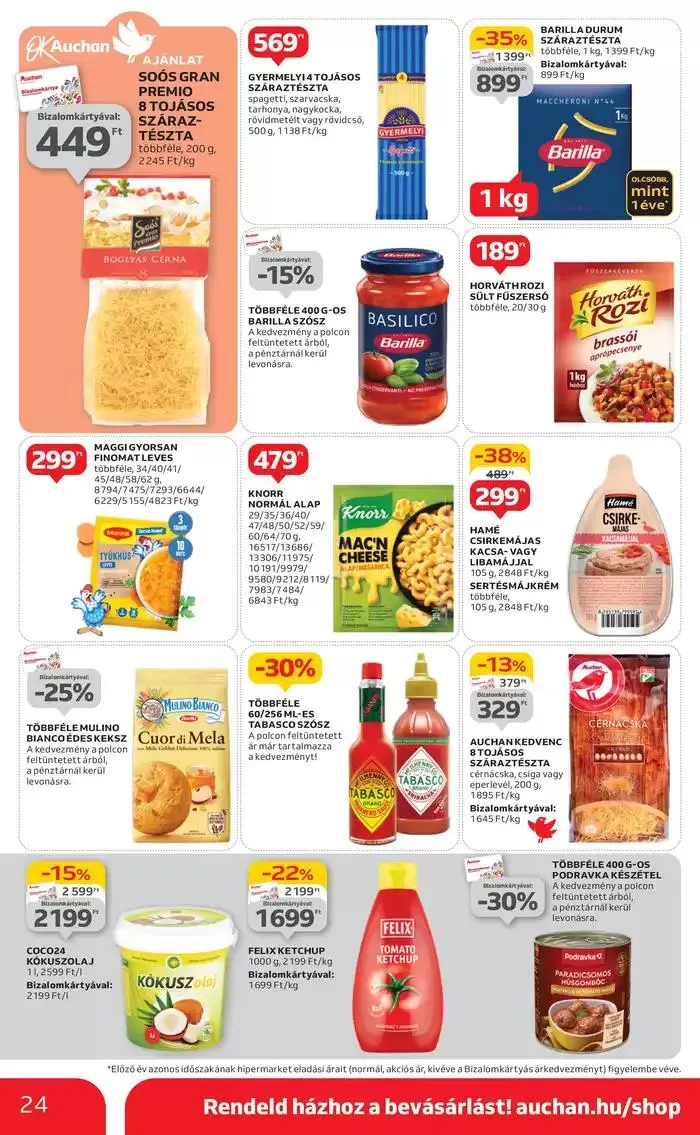 Katalógus Catalog Auchan január 6.-tól január 15.-ig 2025. - Oldal 24