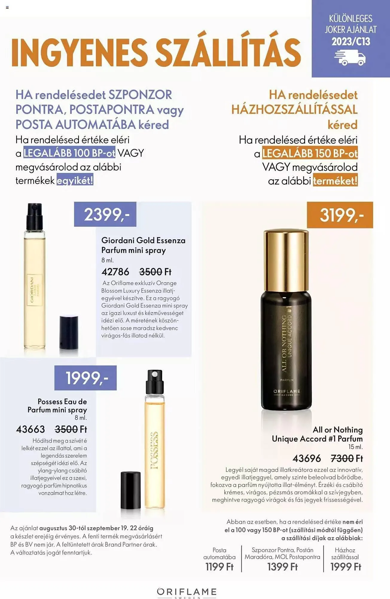 Katalógus Oriflame akciós újság augusztus 30.-tól szeptember 19.-ig 2023. - Oldal 1
