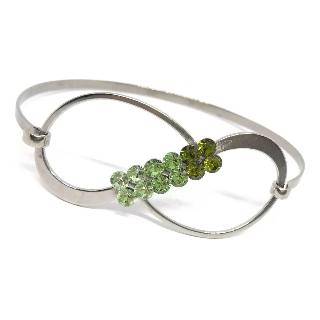 Végtelen karkötő Swanis® prémium kristállyal díszítve