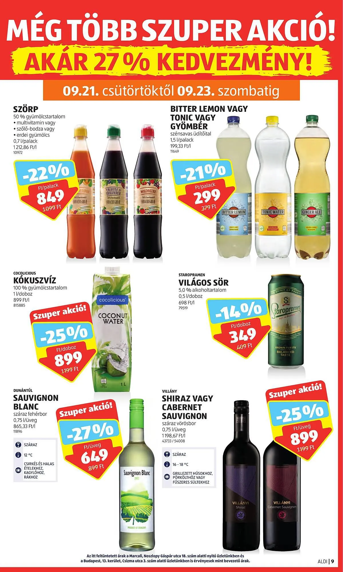 Katalógus ALDI akciós újság szeptember 21.-tól szeptember 27.-ig 2023. - Oldal 11