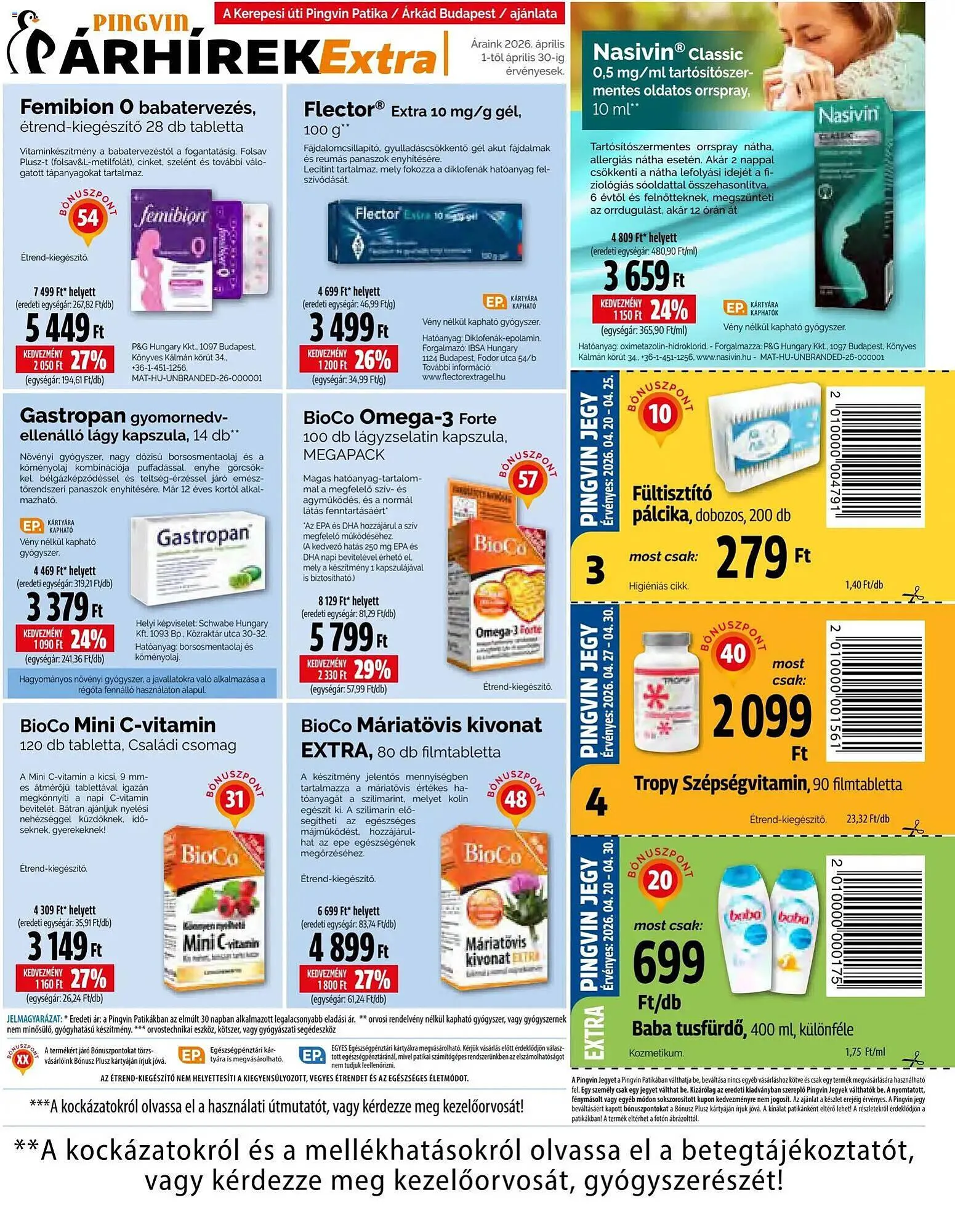 Katalógus Pingvin Patika akciós újság április 1.-tól április 30.-ig 2026. - Oldal 5