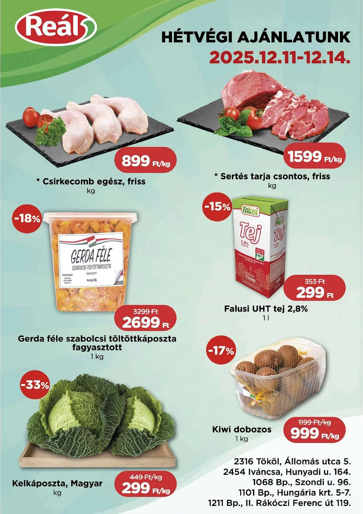 Katalógus Real akciós újság december 11.-tól december 14.-ig 2025. - Oldal 1