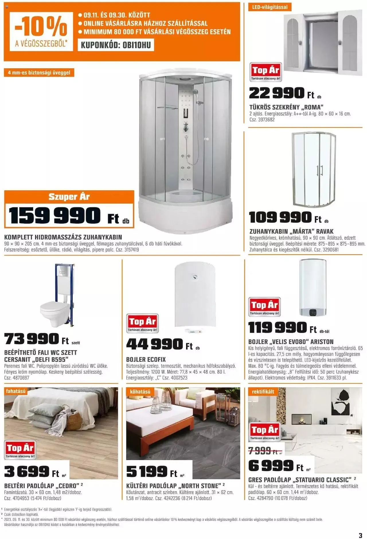 Katalógus OBI Akciós újság szeptember 1.-tól szeptember 30.-ig 2023. - Oldal 3