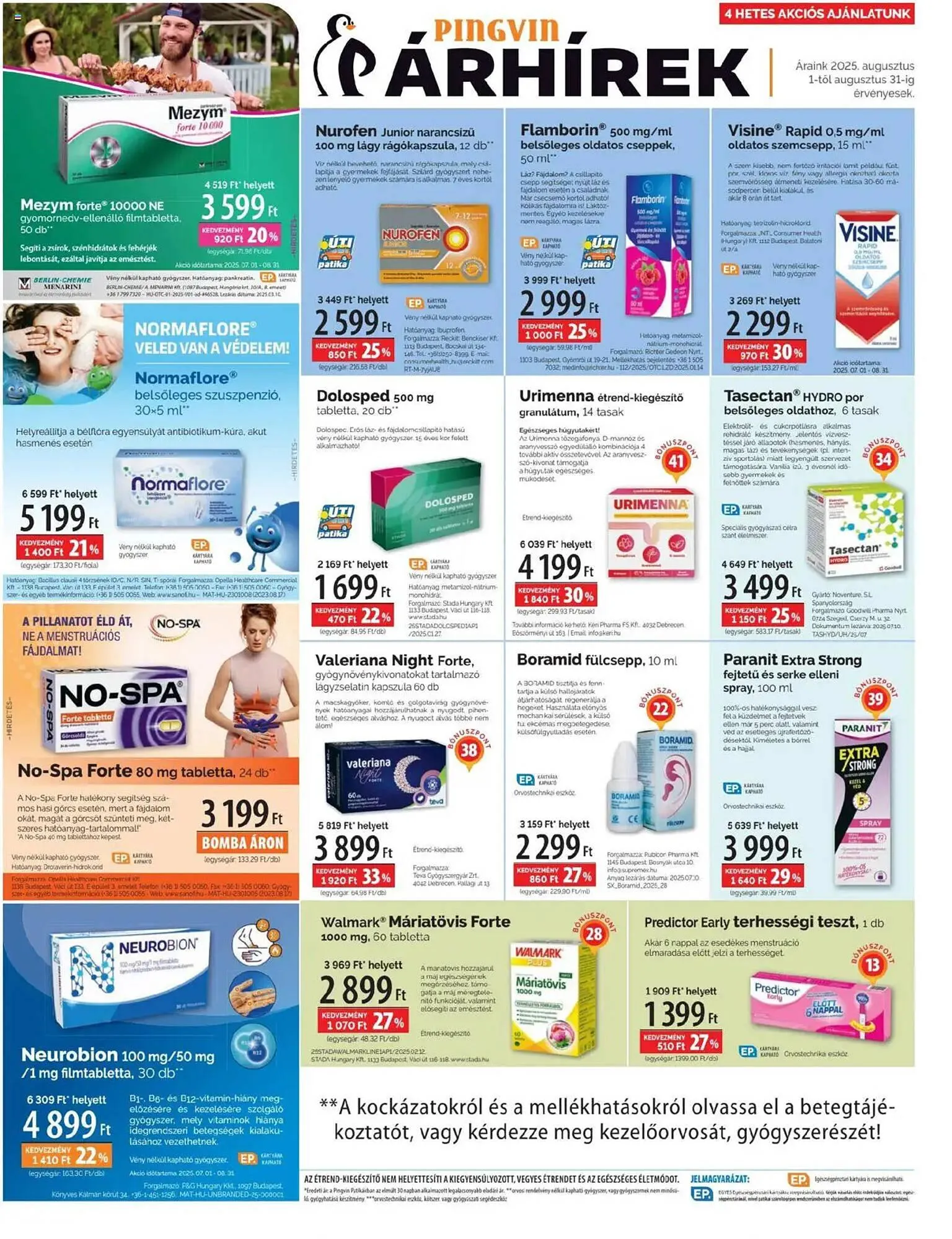 Katalógus Pingvin Patika akciós újság augusztus 1.-tól augusztus 31.-ig 2025. - Oldal 6