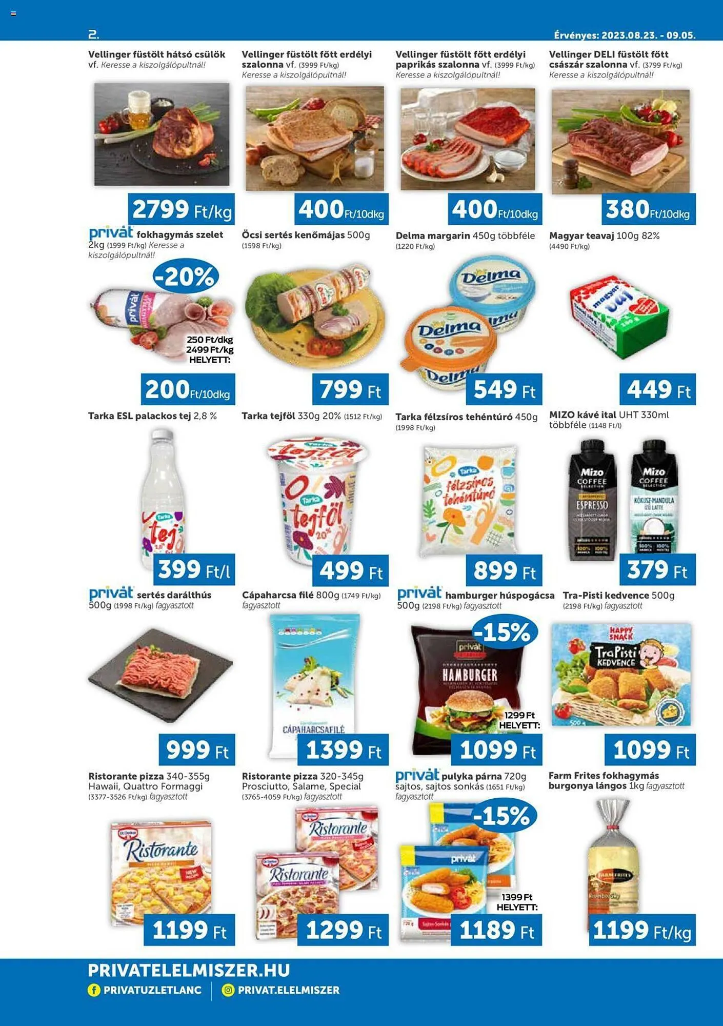 Katalógus PRIVÁT akciós újság augusztus 23.-tól szeptember 5.-ig 2023. - Oldal 2