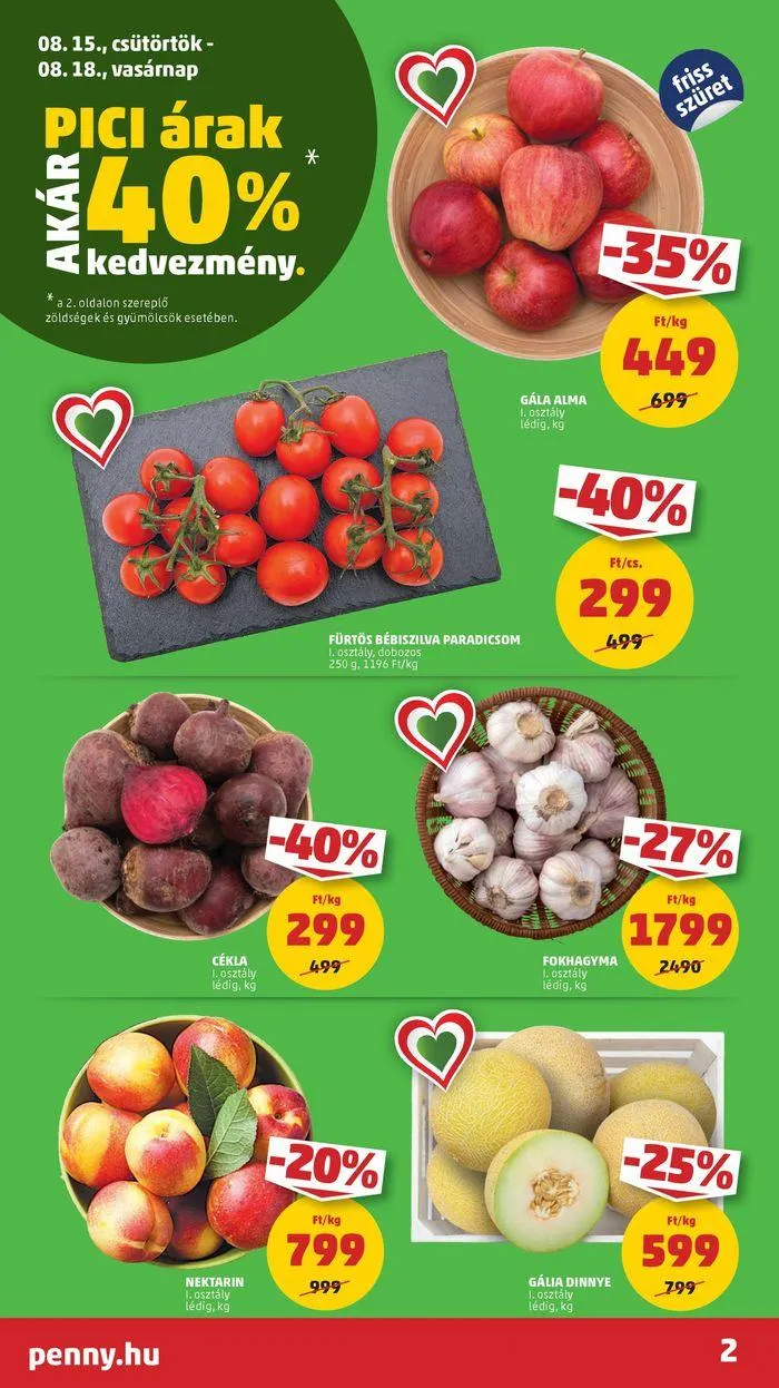Katalógus Catalog PENNY 33. heti reklámújság augusztus 10.-tól augusztus 24.-ig 2024. - Oldal 2