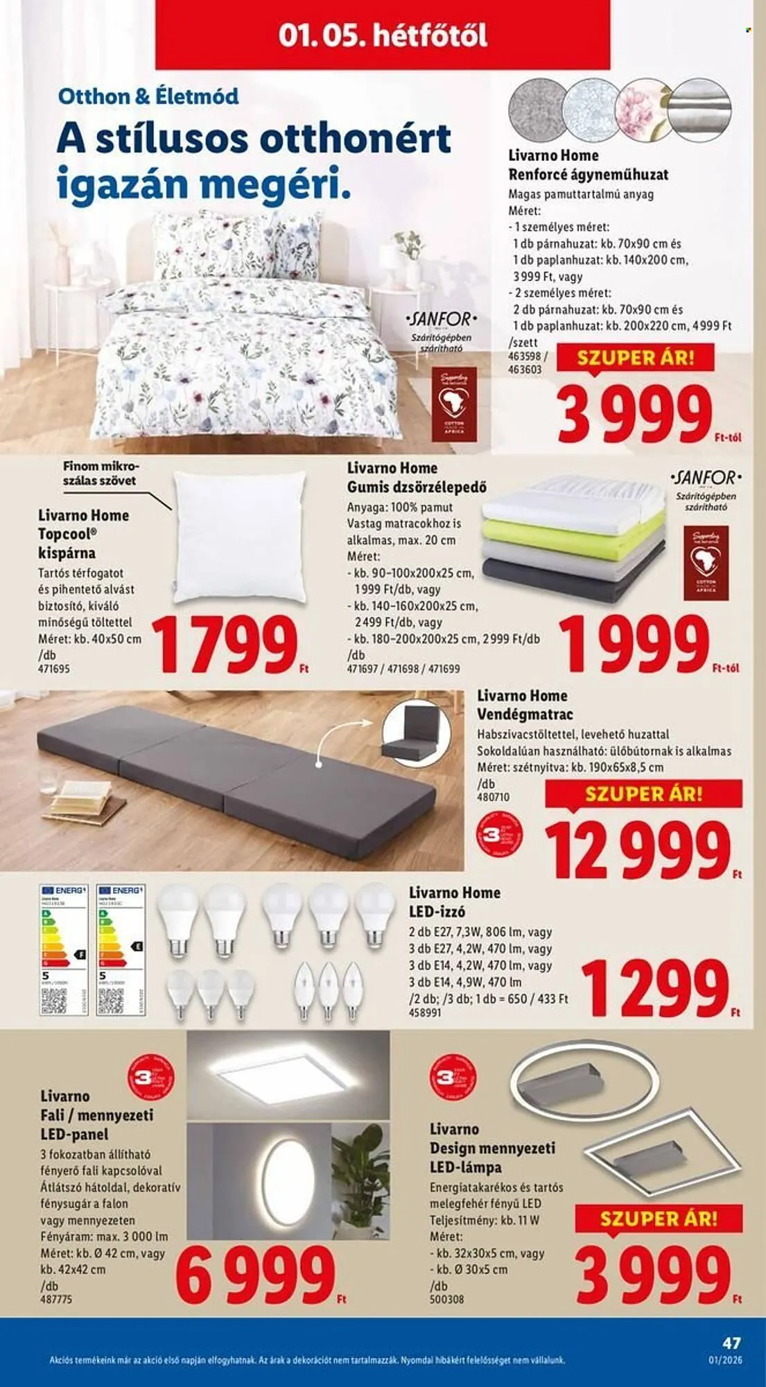 Katalógus Lidl akciós újság január 2.-tól január 7.-ig 2026. - Oldal 47