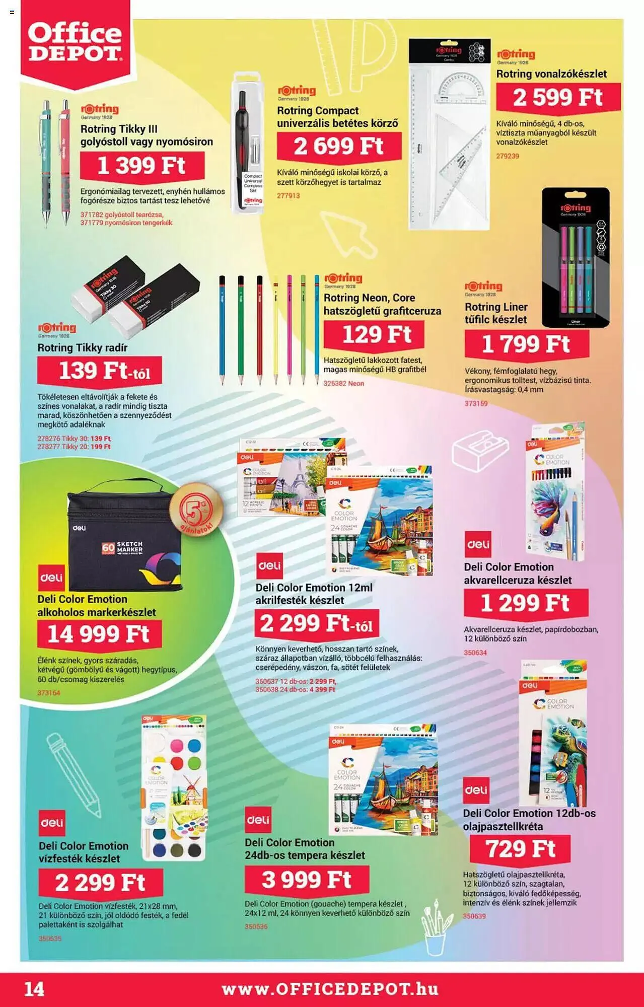 Katalógus Office Depot akciós újság augusztus 14.-tól szeptember 10.-ig 2023. - Oldal 14