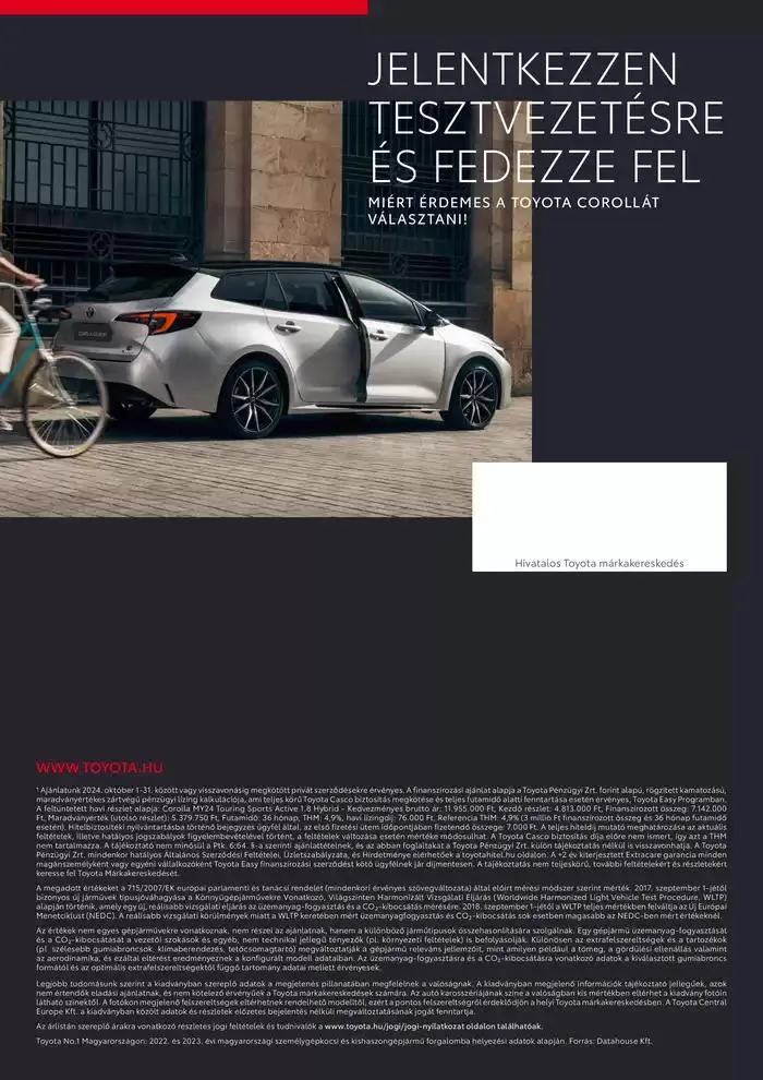 Katalógus Toyota Corolla TS MY24 október 2.-tól október 2.-ig 2025. - Oldal 13