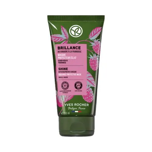 Színvédő hajpakolás málnaecettel