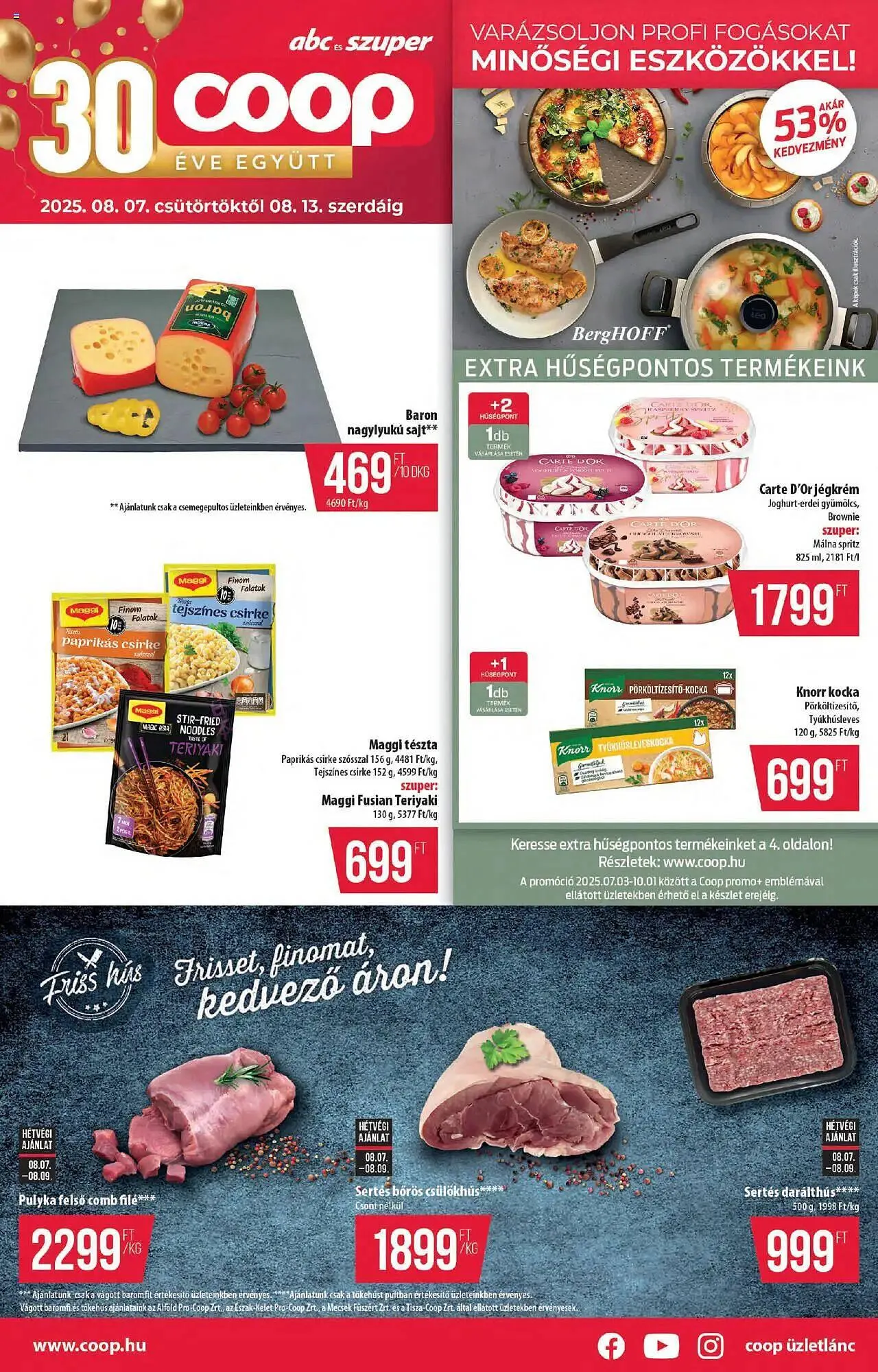 Katalógus Coop akciós újság augusztus 7.-tól augusztus 13.-ig 2025. - Oldal 1