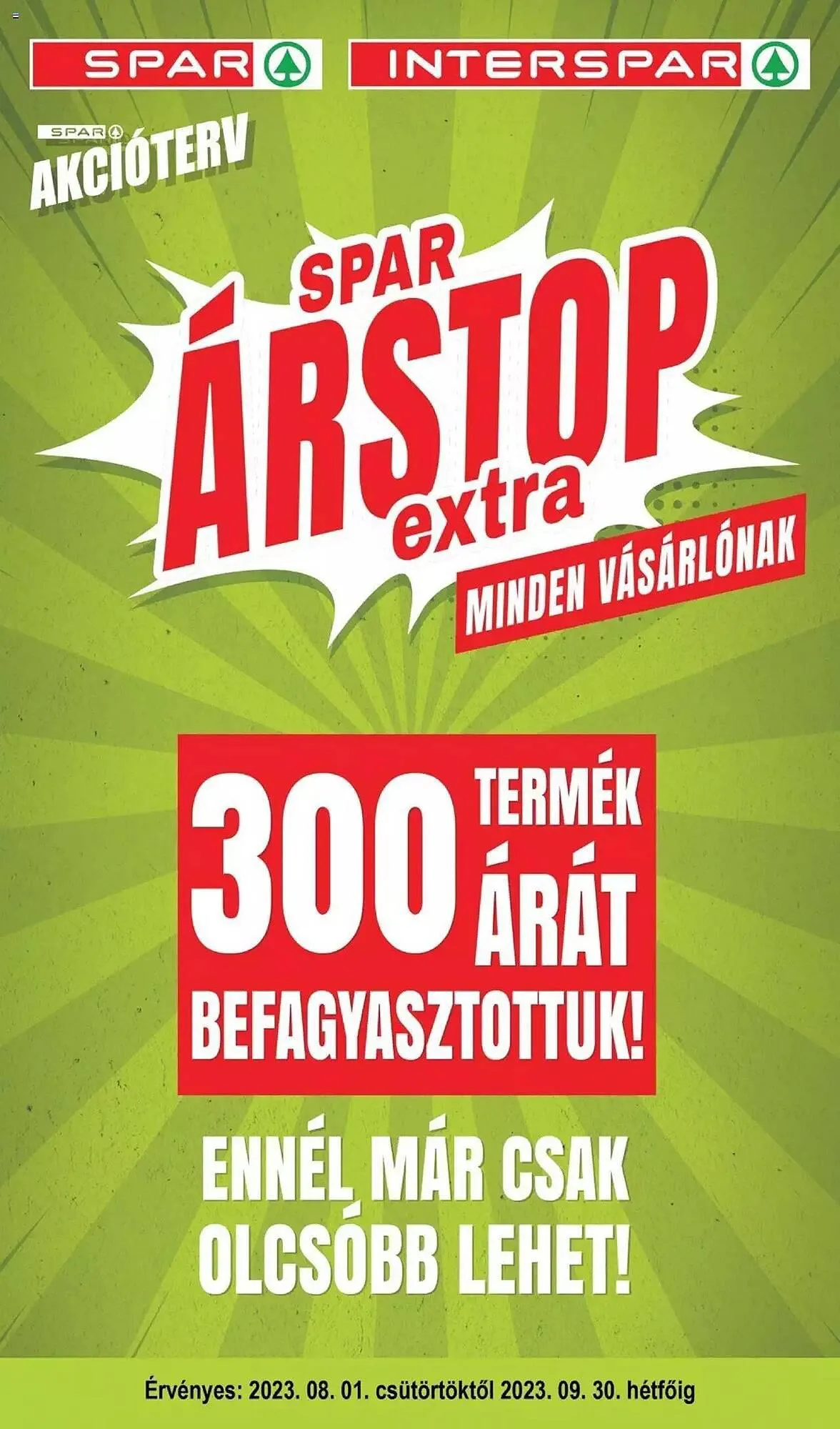 Katalógus Interspar akciós újság augusztus 1.-tól szeptember 30.-ig 2023. - Oldal 1