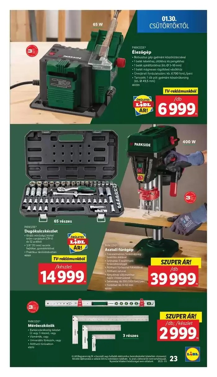 Katalógus Akciós újság – 05. hét január 30.-tól február 5.-ig 2025. - Oldal 23