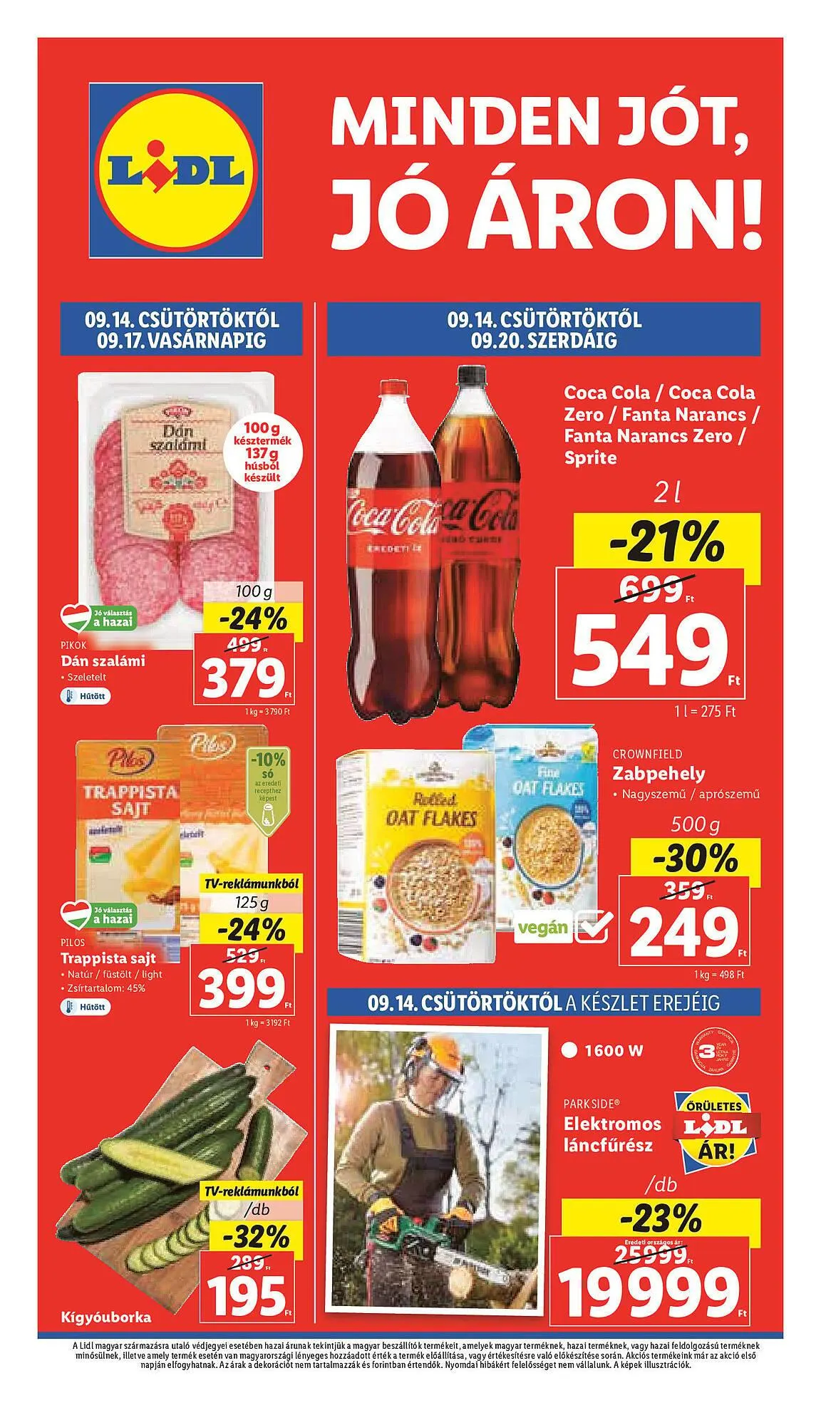 Katalógus Lidl akciós újság szeptember 14.-tól szeptember 20.-ig 2023. - Oldal 1