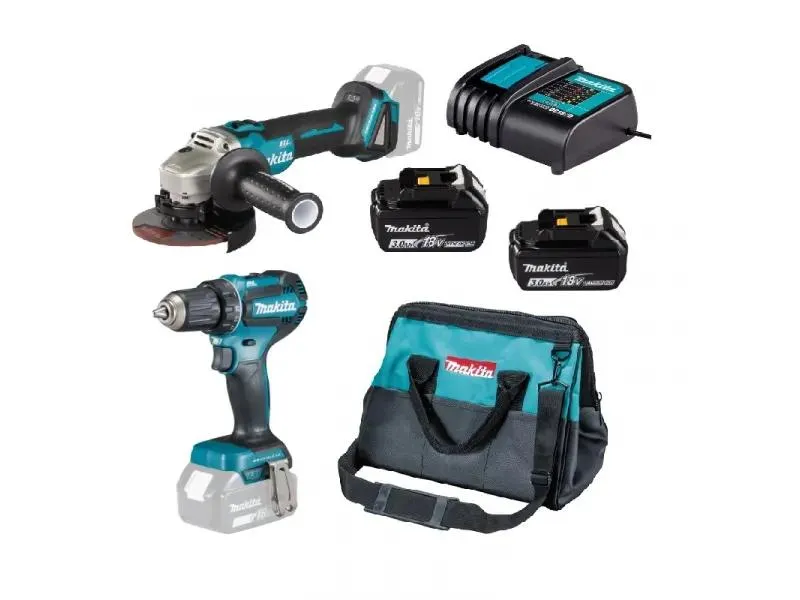 MAKITA - akkus kezdőcsomag (2 db akkuval, töltővel, táskában)