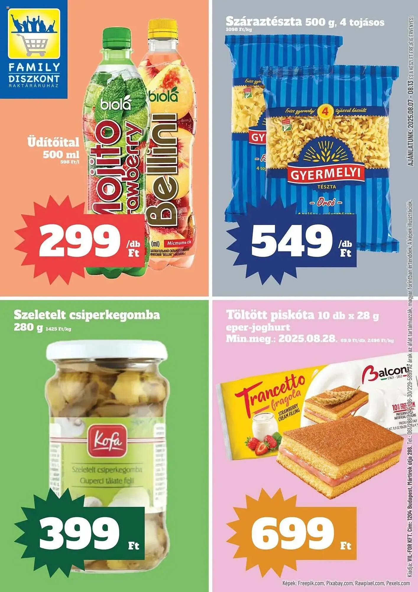 Family Diszkont akciós újság - 1