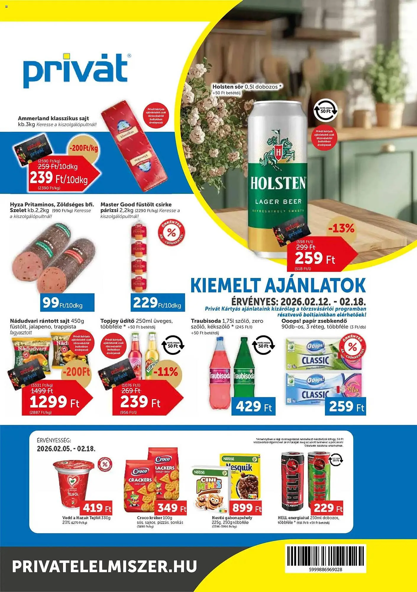 PRIVÁT akciós újság - 1