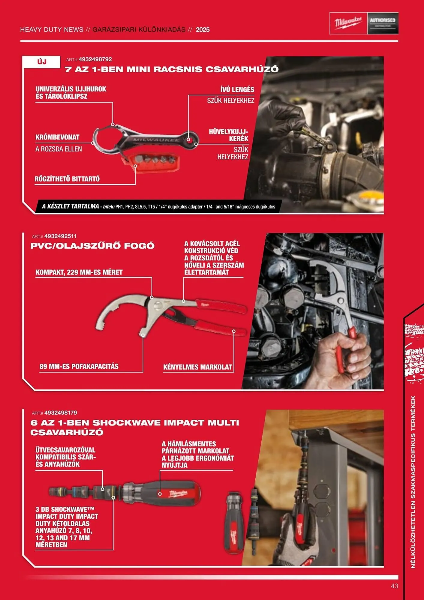 Katalógus Milwaukee akciós újság szeptember 16.-tól december 31.-ig 2025. - Oldal 43