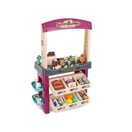 Szupermarket 55db-os játékszett fénnyel és hanggal