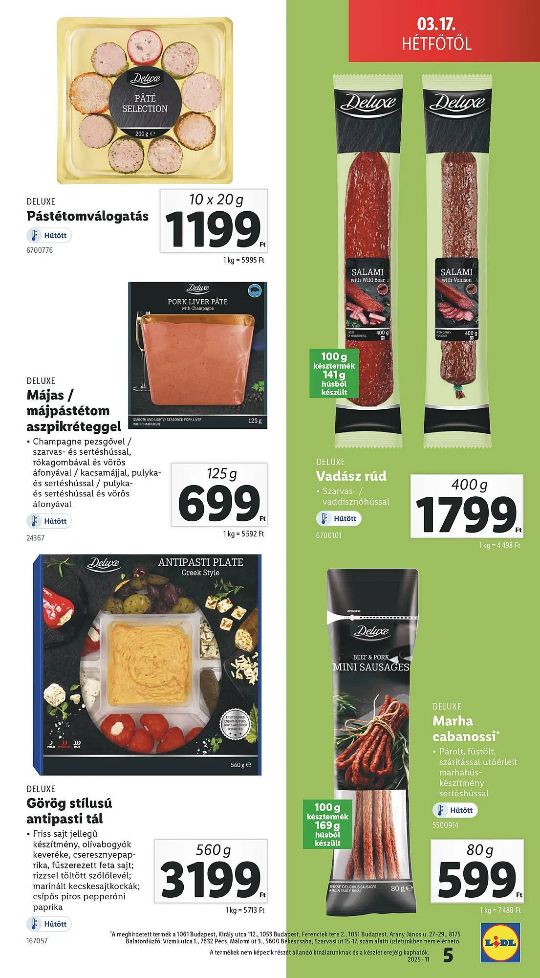 Katalógus Lidl akciós újság március 17.-tól április 20.-ig 2025. - Oldal 5