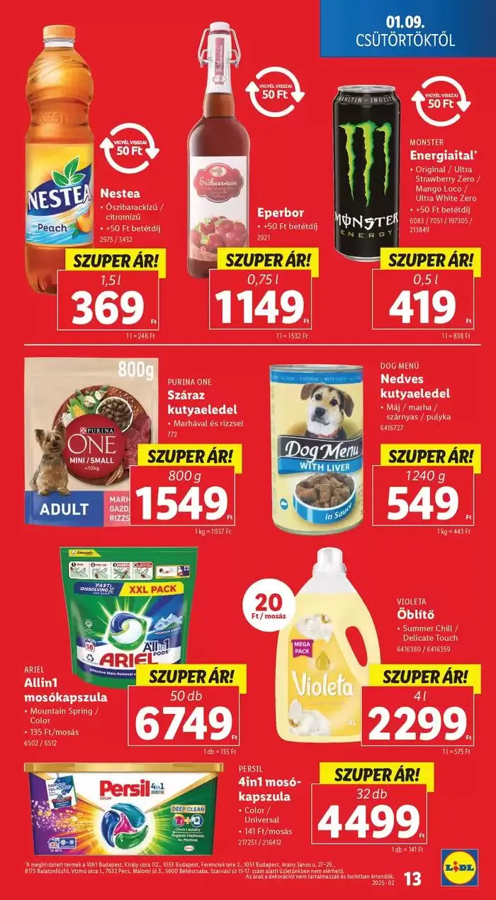 Katalógus Akciós újság – 02. hét január 9.-tól január 15.-ig 2025. - Oldal 13