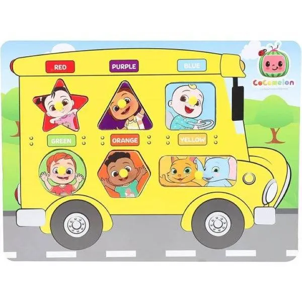 Cocomelon formabeillesztős puzzle 6 db