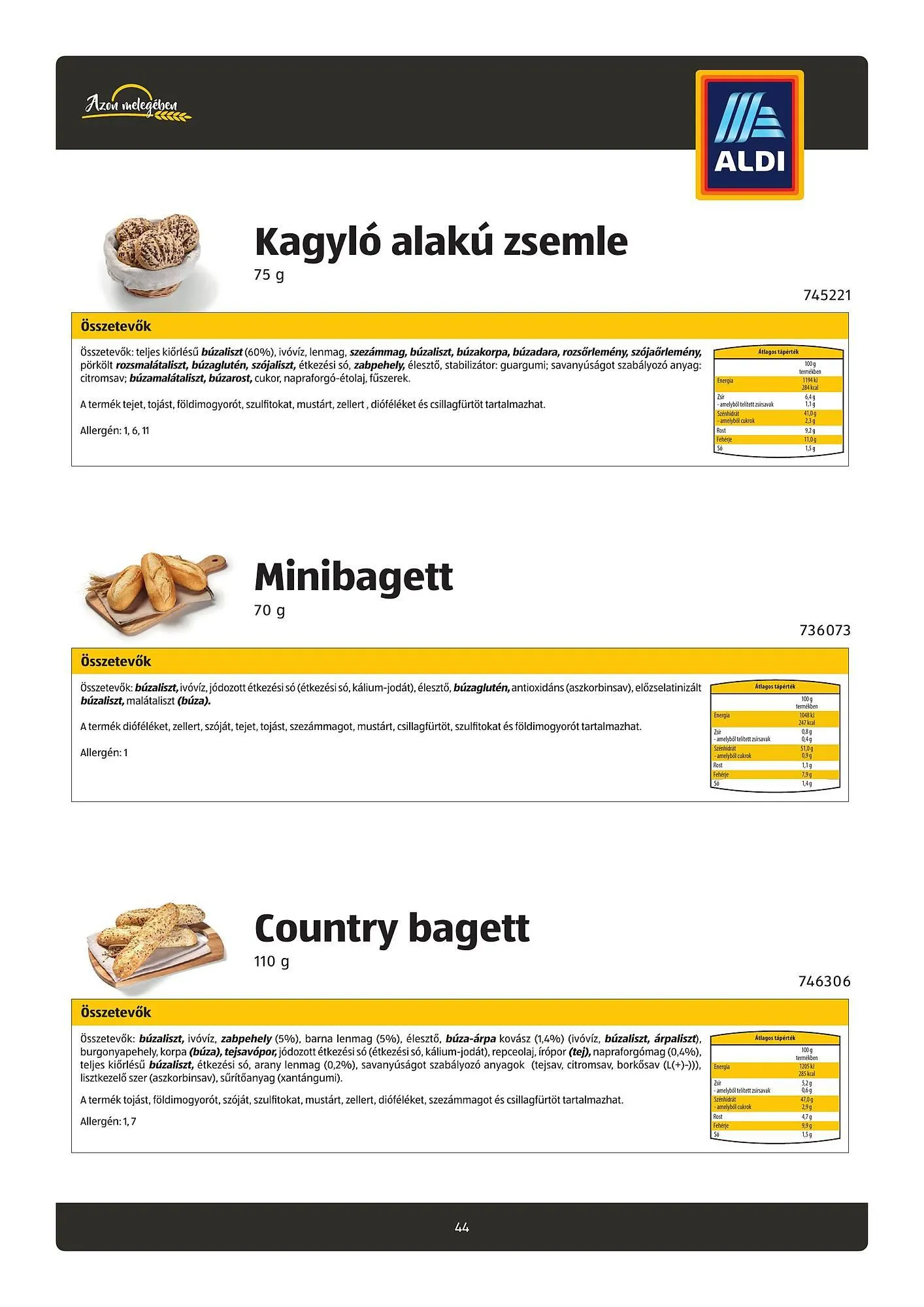Katalógus ALDI akciós újság május 31.-tól július 4.-ig 2025. - Oldal 44