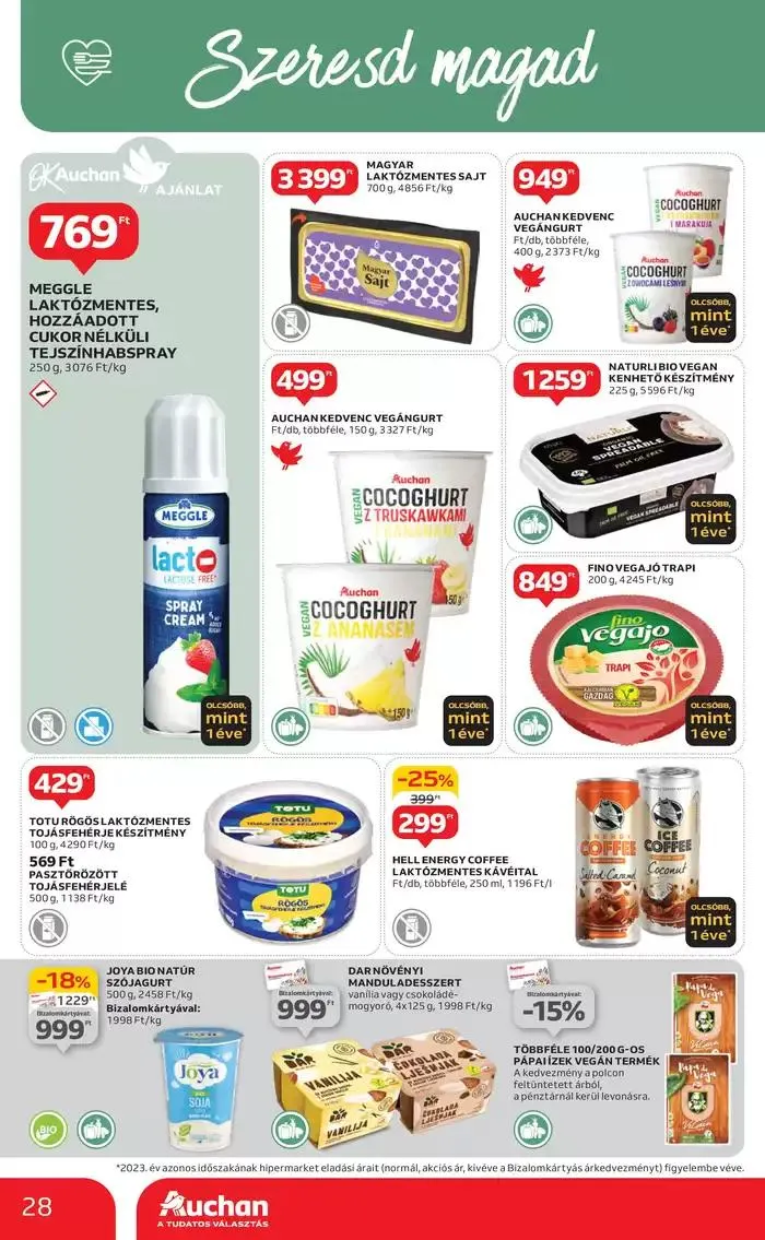 Katalógus Catalog Auchan október 28.-tól november 6.-ig 2024. - Oldal 28