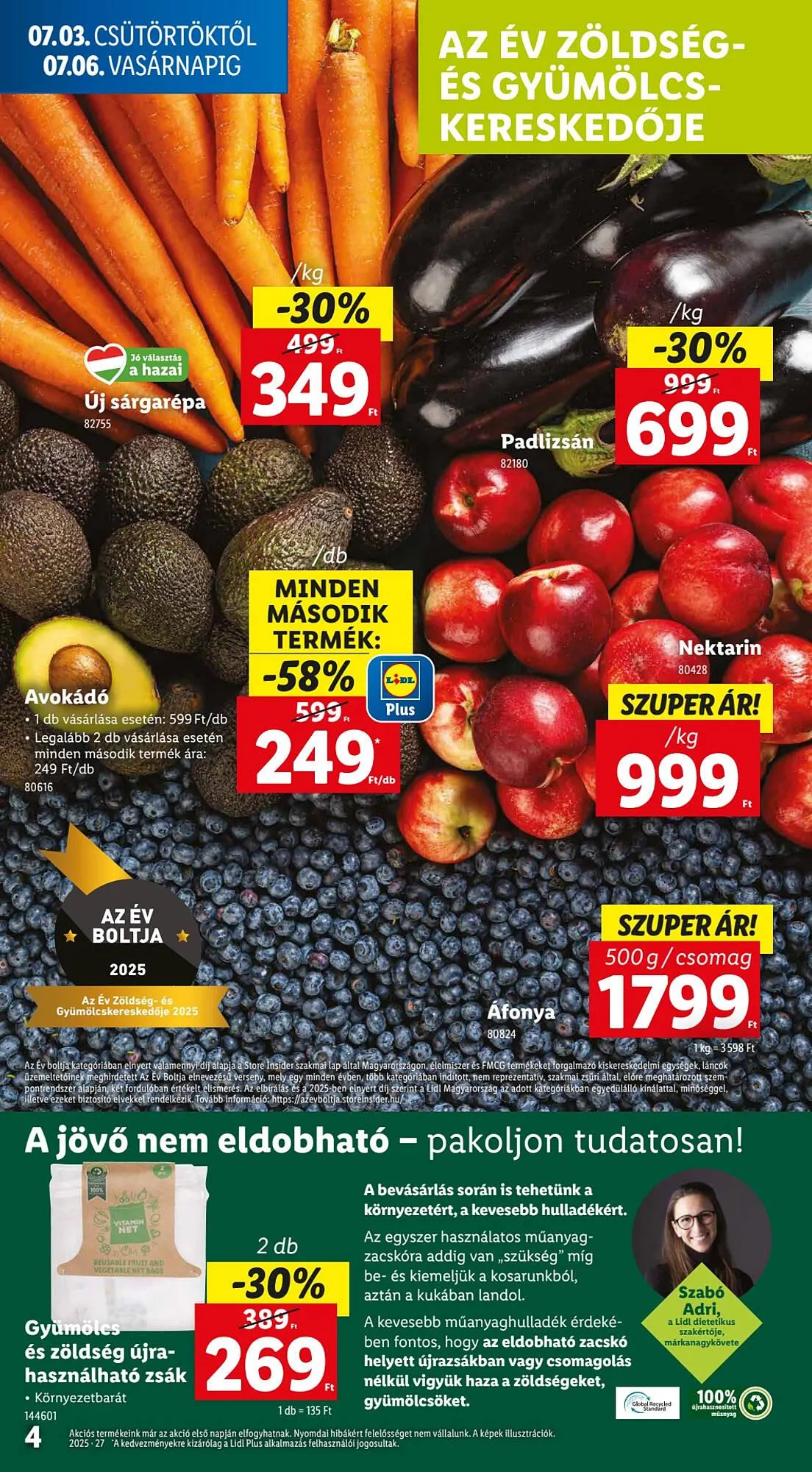Katalógus Lidl akciós újság július 3.-tól július 9.-ig 2025. - Oldal 4