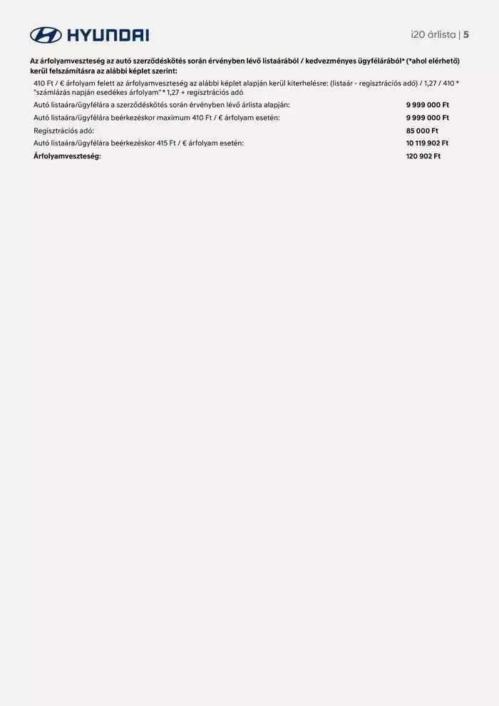Katalógus Hyundai i20 Facelift akciós január 10.-tól január 10.-ig 2026. - Oldal 5