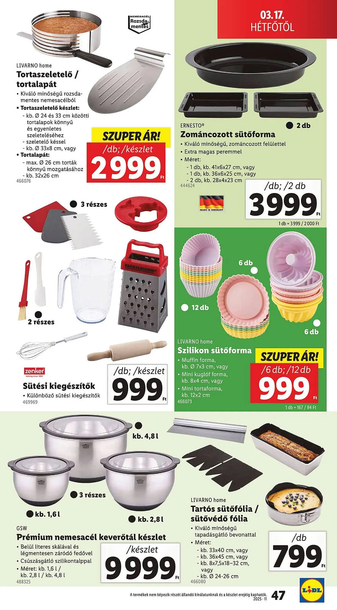 Katalógus Lidl akciós újság március 13.-tól március 19.-ig 2025. - Oldal 47