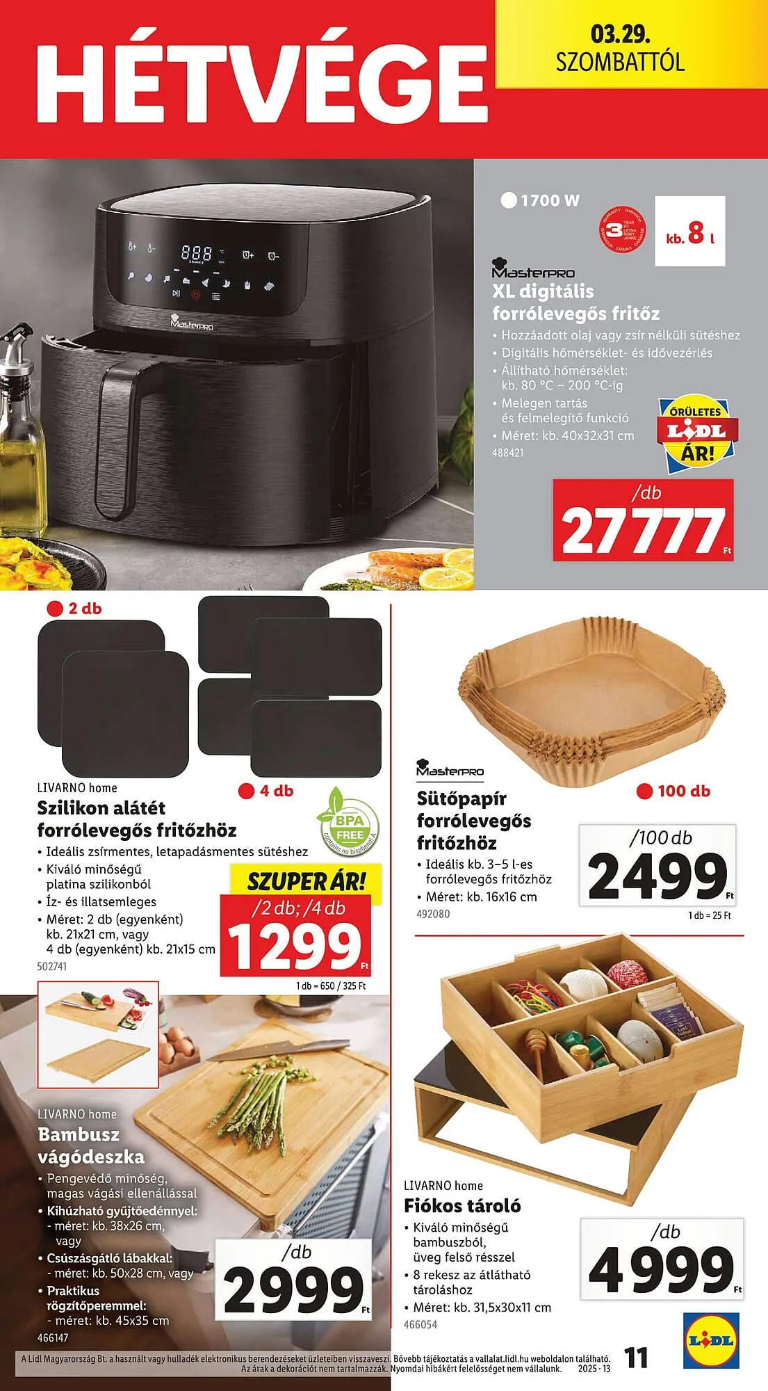 Katalógus Lidl akciós újság március 27.-tól április 2.-ig 2025. - Oldal 11