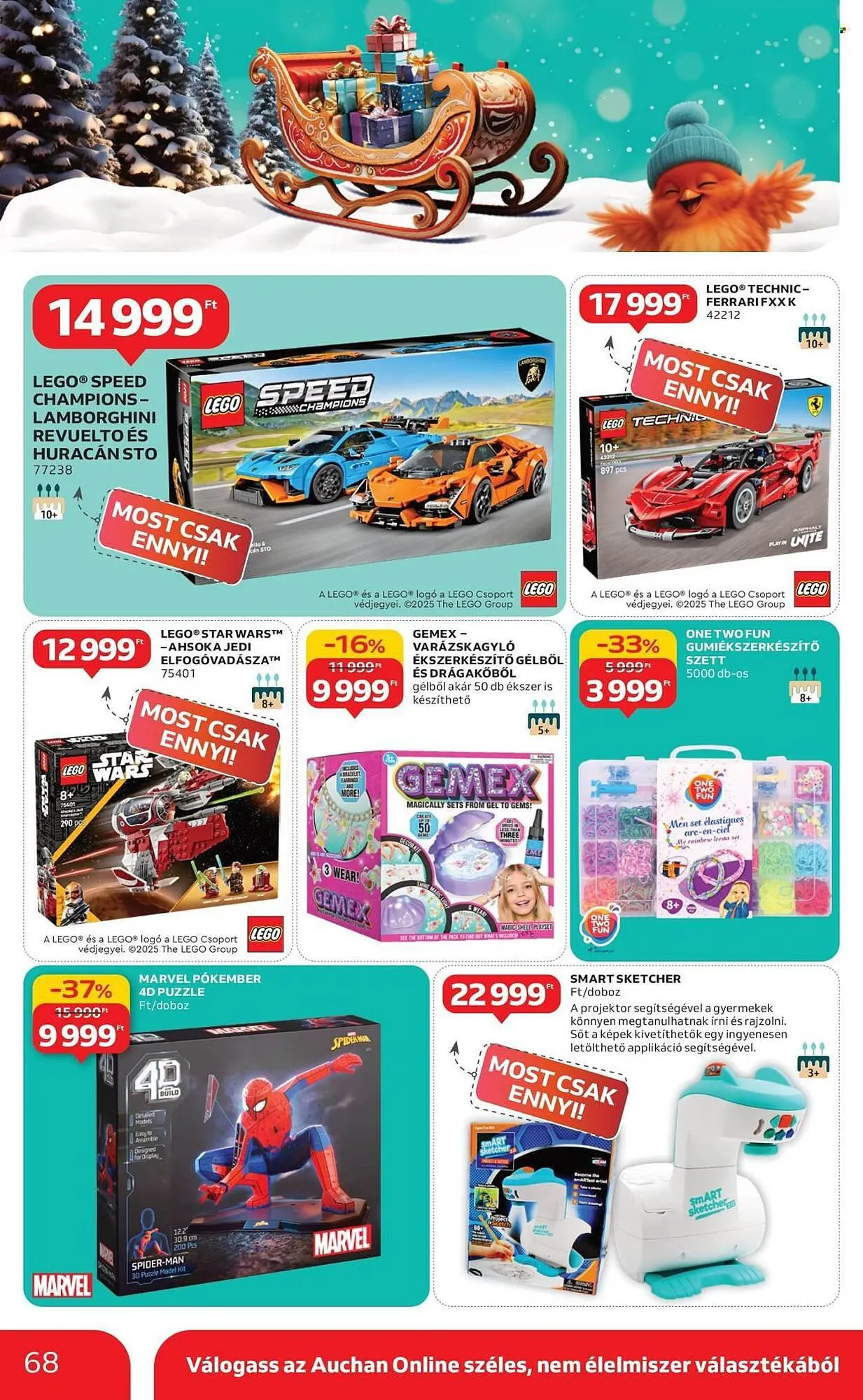 Katalógus Auchan akciós újság december 4.-tól december 10.-ig 2025. - Oldal 68