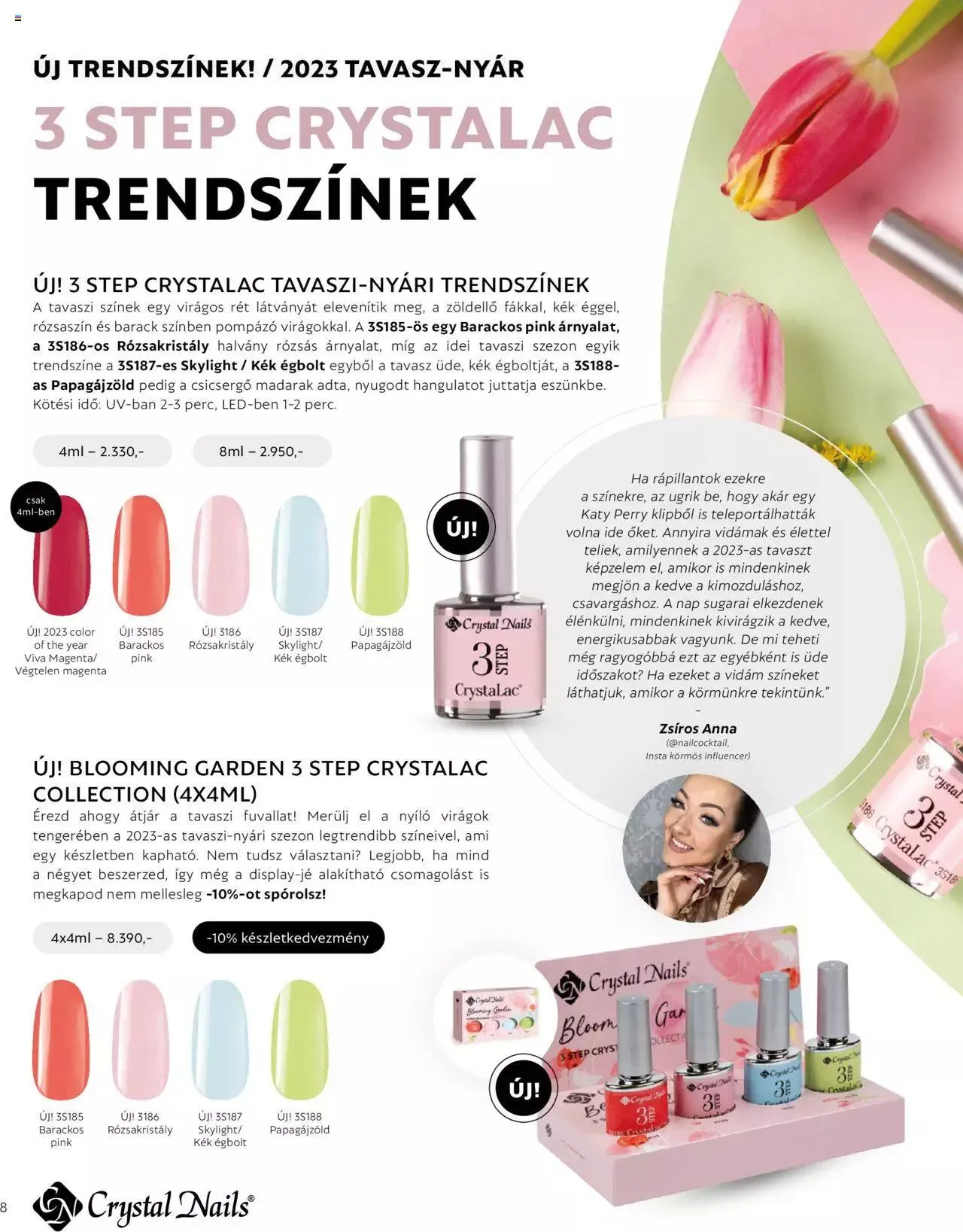 Katalógus Crystal Nails - Tavasz/Nyár katalógus 2023 március 6.-tól december 31.-ig 2023. - Oldal 8