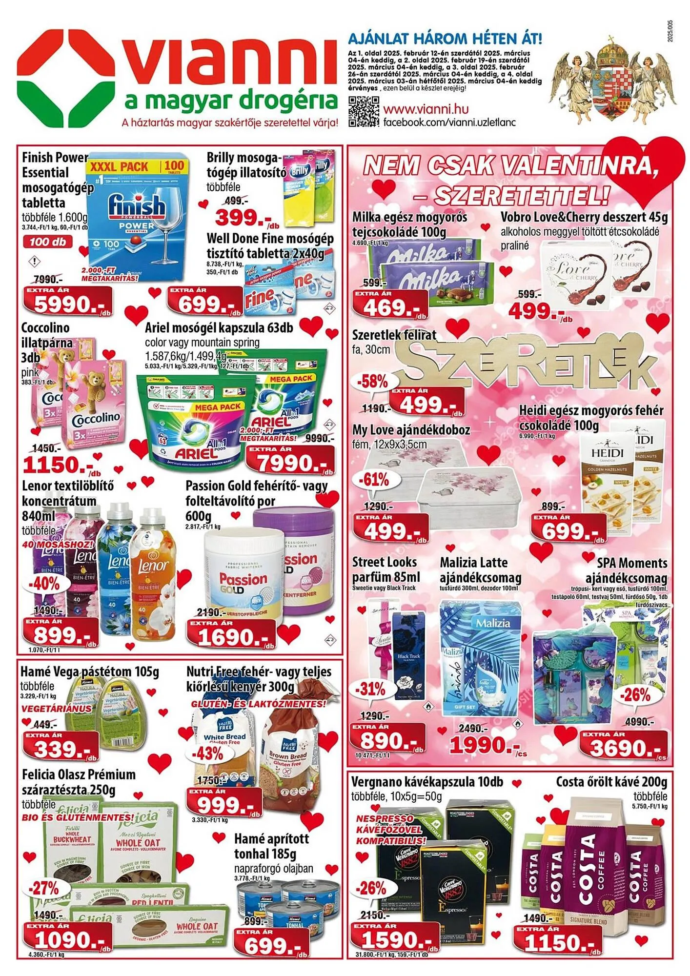 Katalógus Vianni Drogéria akciós újság február 12.-tól március 4.-ig 2025. - Oldal 1