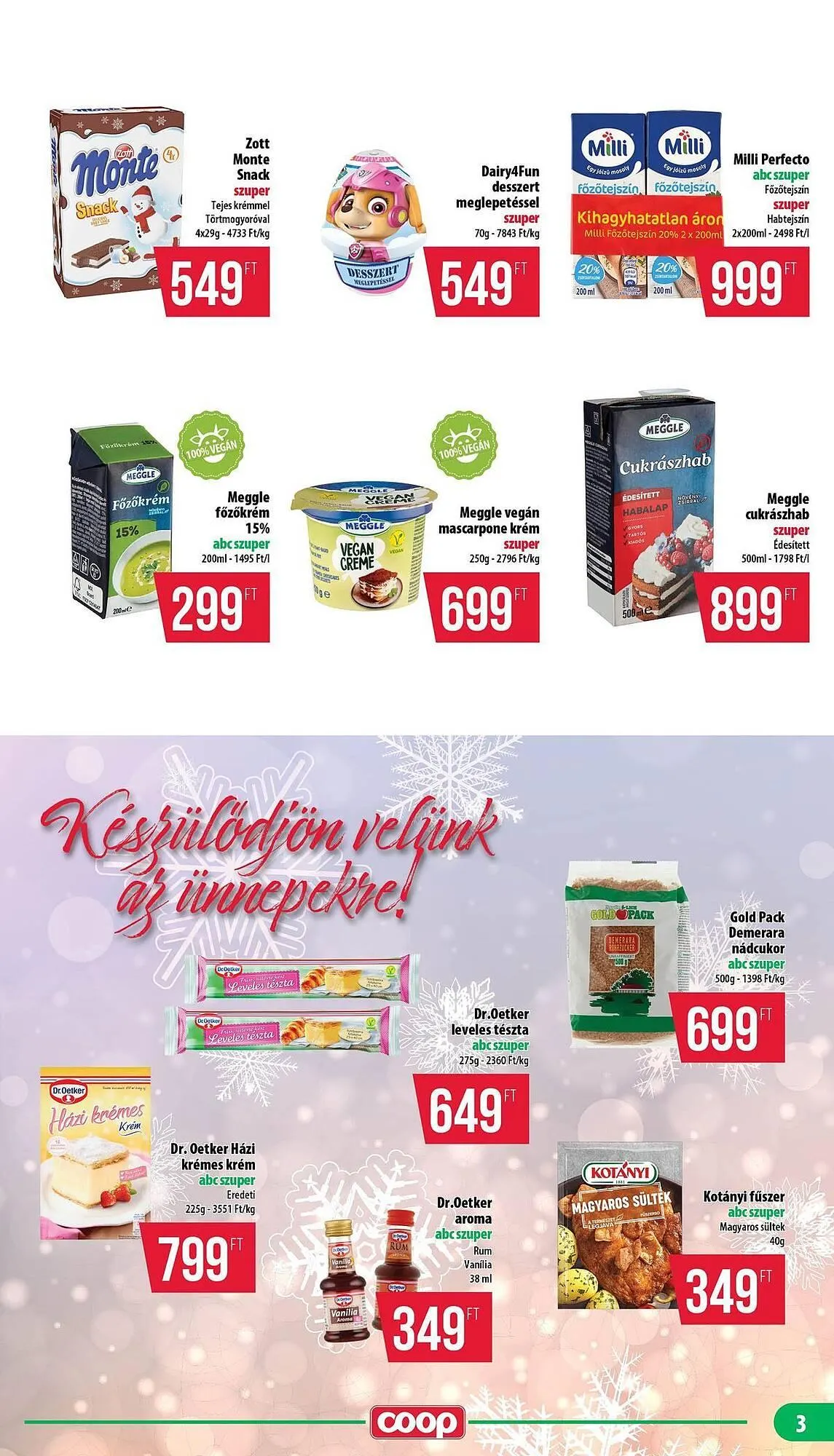 Katalógus Coop akciós újság december 18.-tól december 31.-ig 2025. - Oldal 3