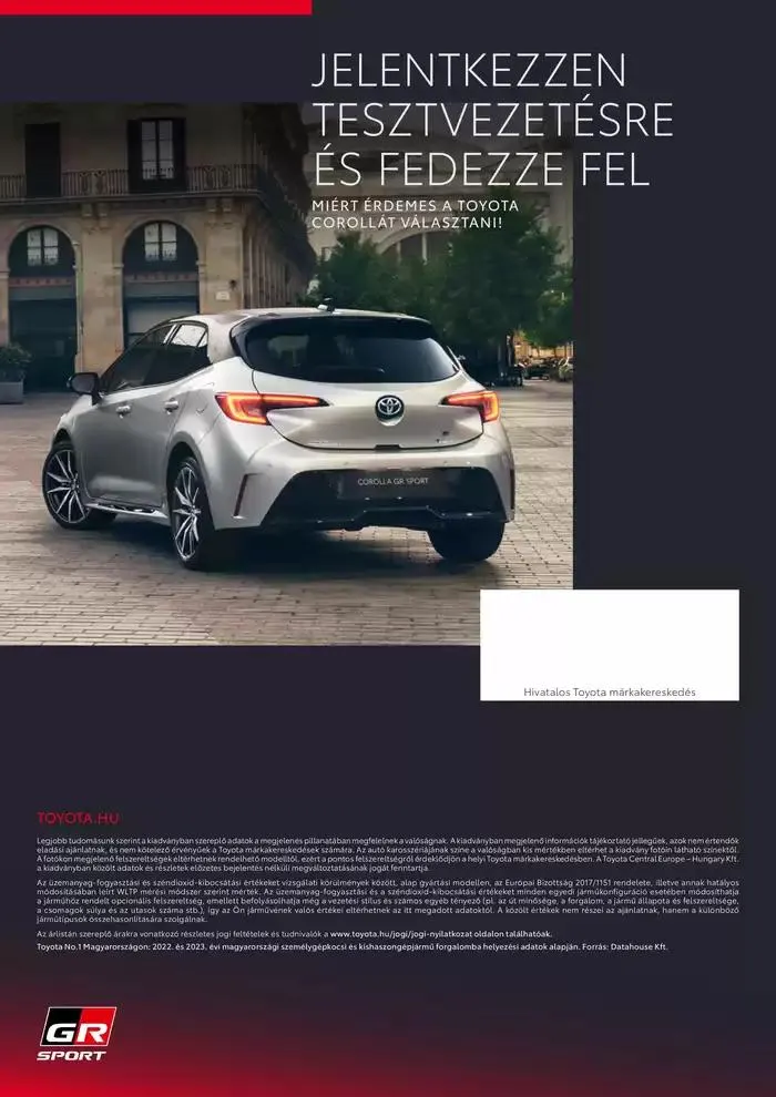 Katalógus Toyota Corolla Hatchback MY24 december 18.-tól december 18.-ig 2025. - Oldal 12