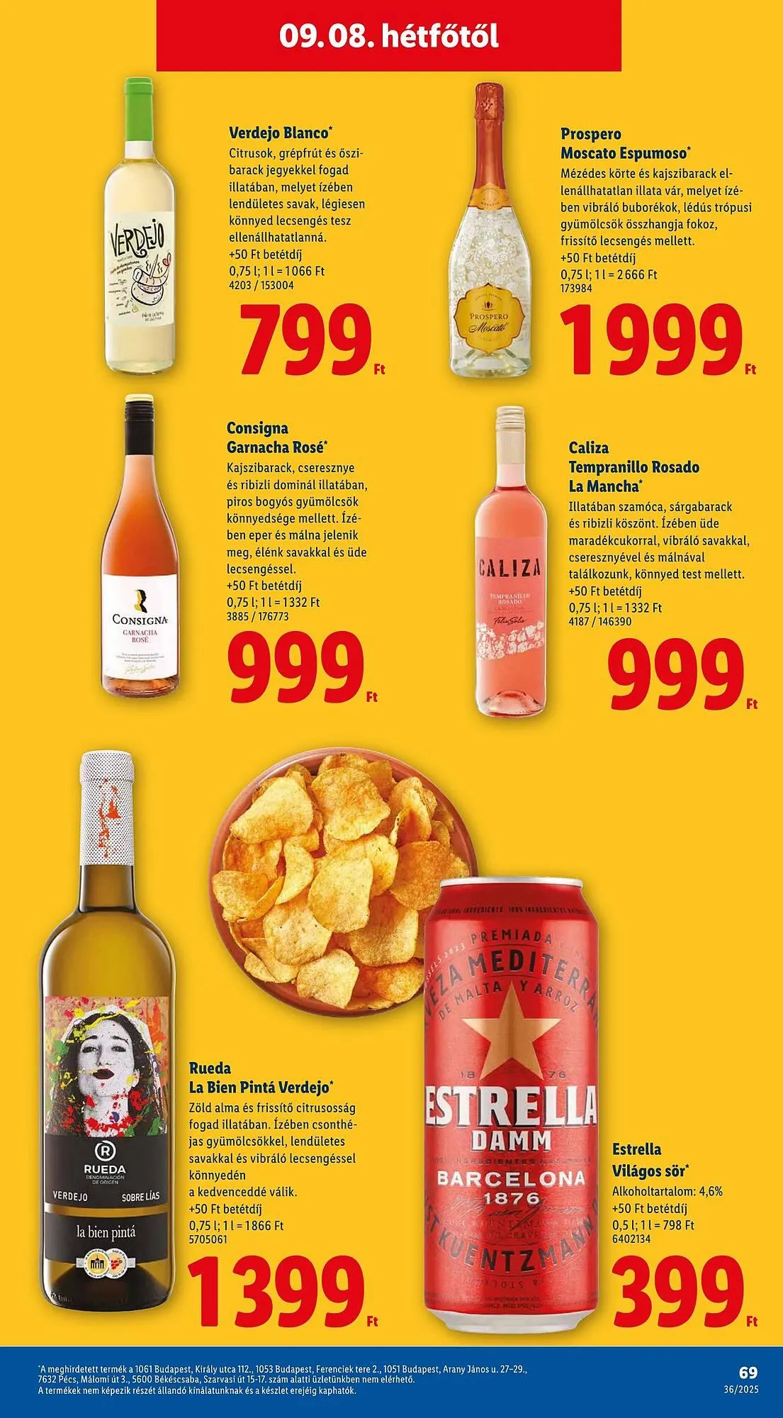 Katalógus Pick-Lidl Nyereményjáték 2025.09.24 akciós újság szeptember 4.-tól szeptember 10.-ig 2025. - Oldal 69